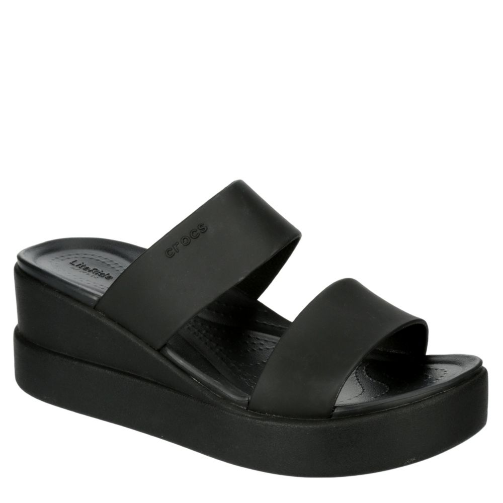 crocs black sandal