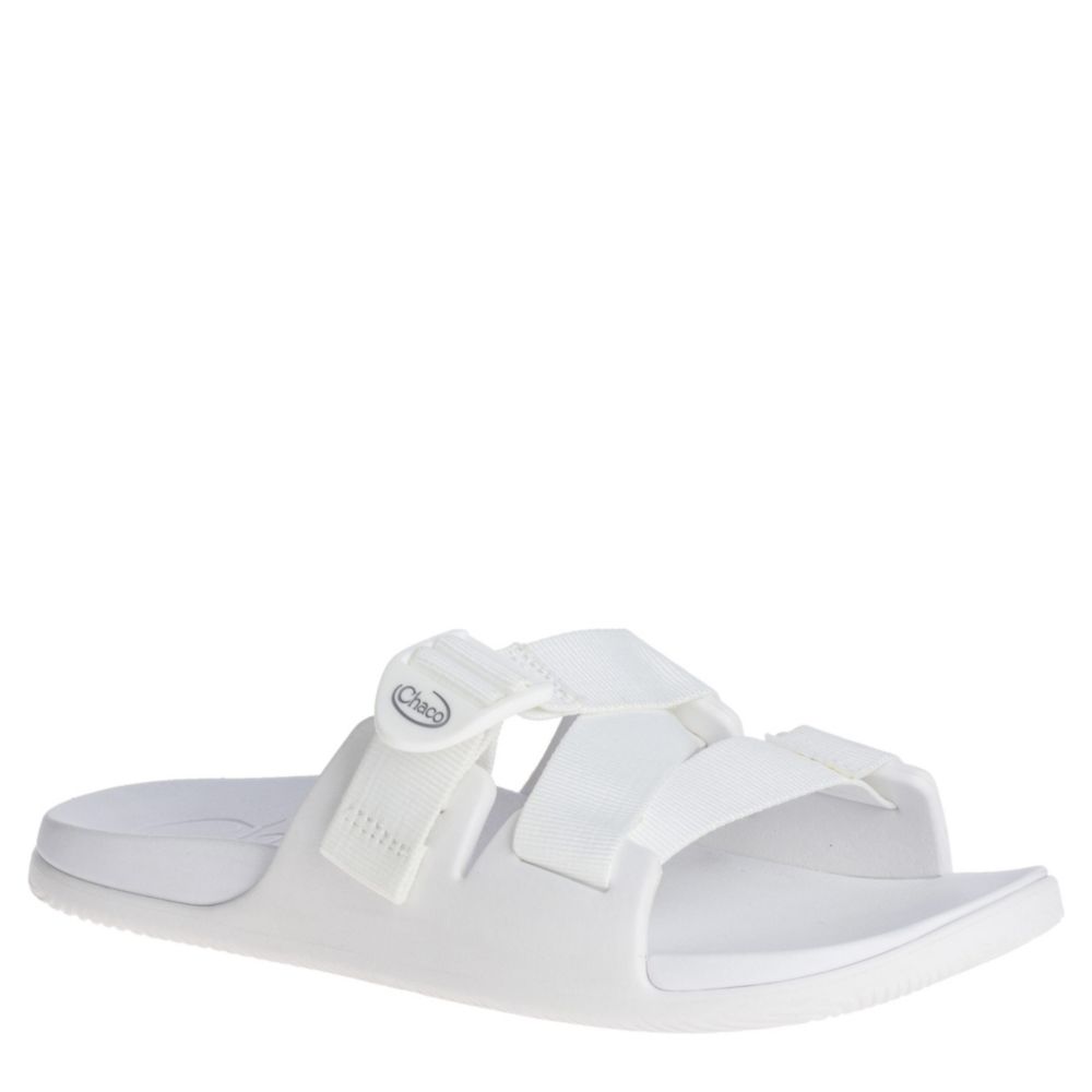 white chaco sandals