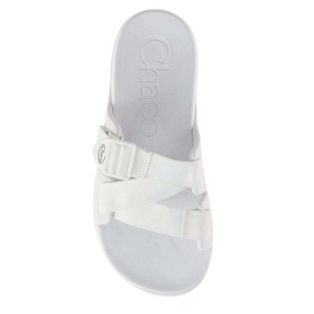 white chaco sandals