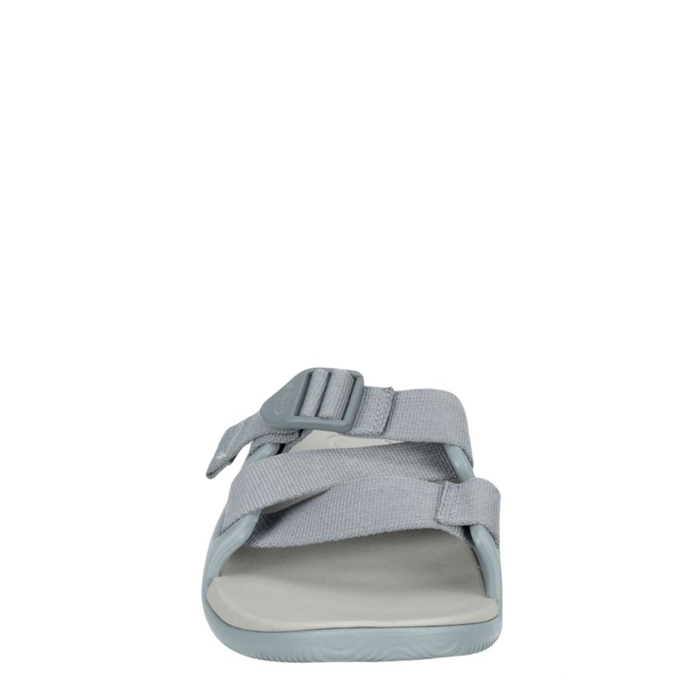 grey chaco slides