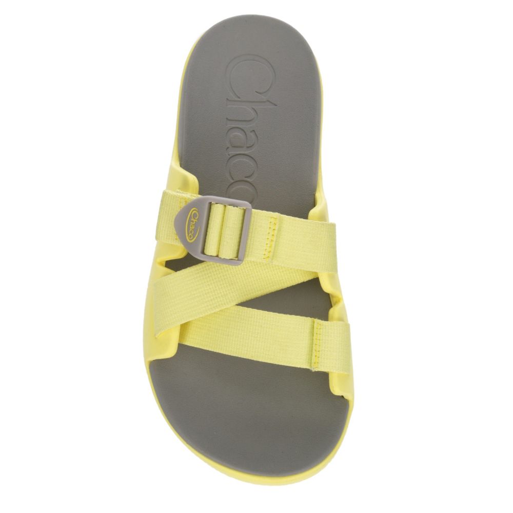 yellow chaco sandals