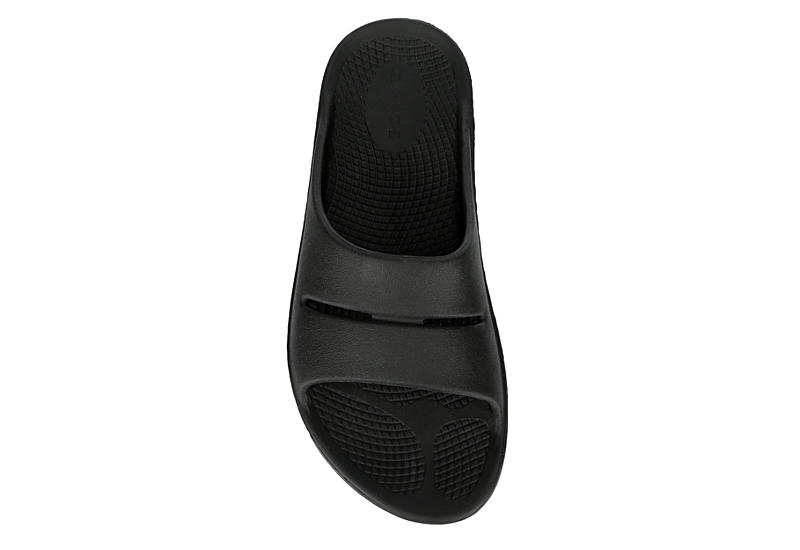 Oofos Womens Ooahh Slide Sandal - Black
