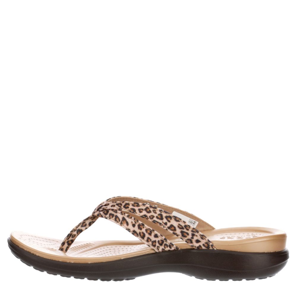 crocs capri strappy flip flops