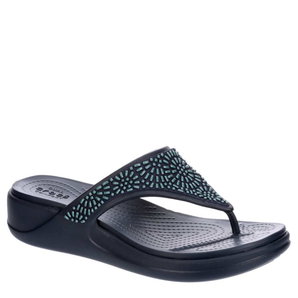 croc wedges sandals