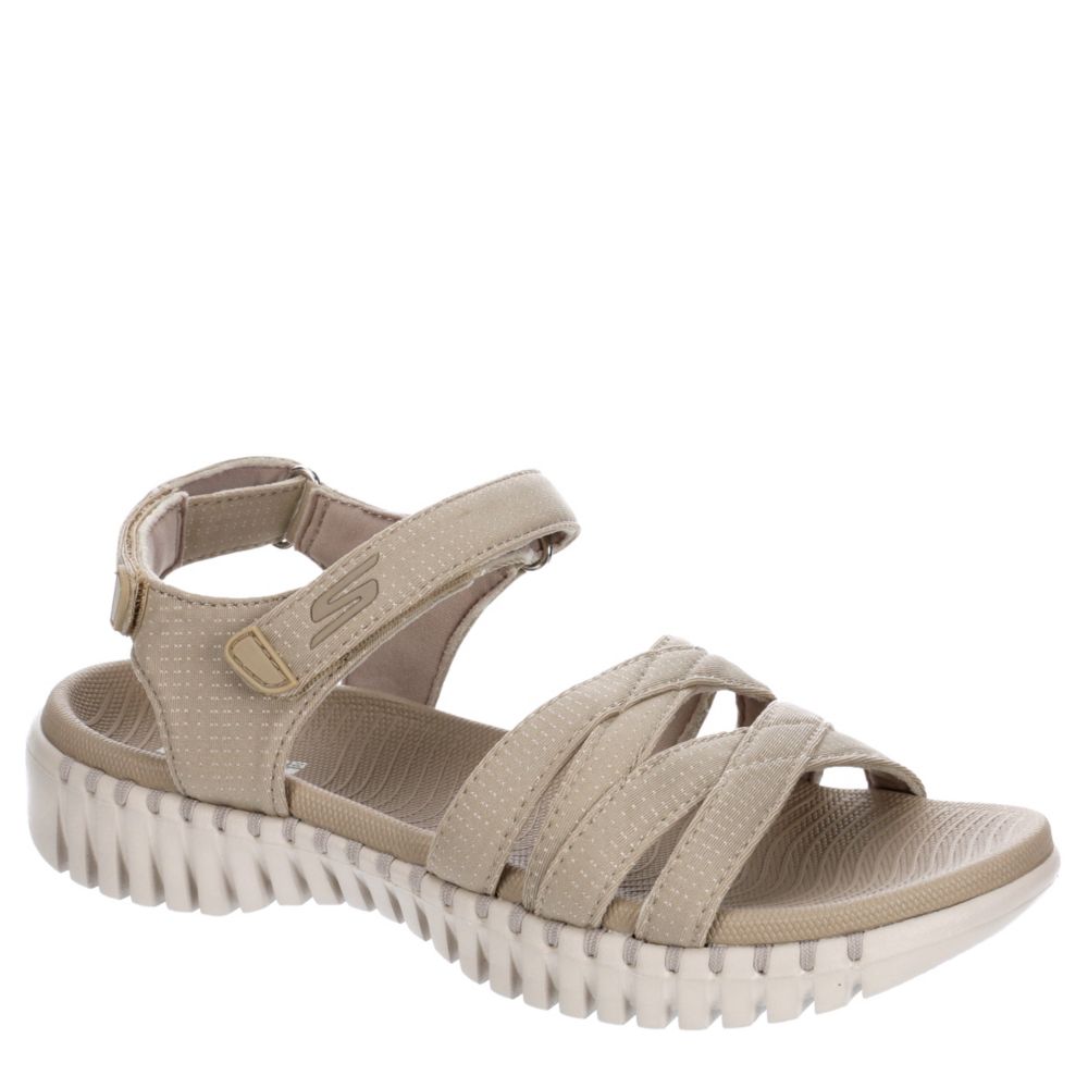 skechers taupe sandals