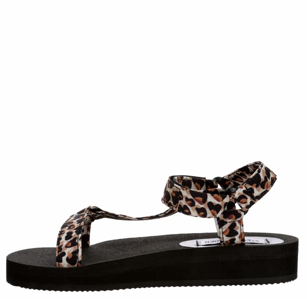 steve madden leopard platform sandals