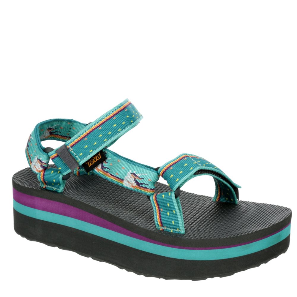 womens teal sandals