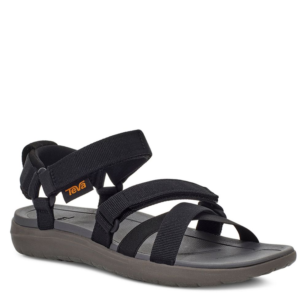 cyklus naturlig sorg Black Teva Womens Sanborn Mia Outdoor Sandal | Sandals | Rack Room Shoes