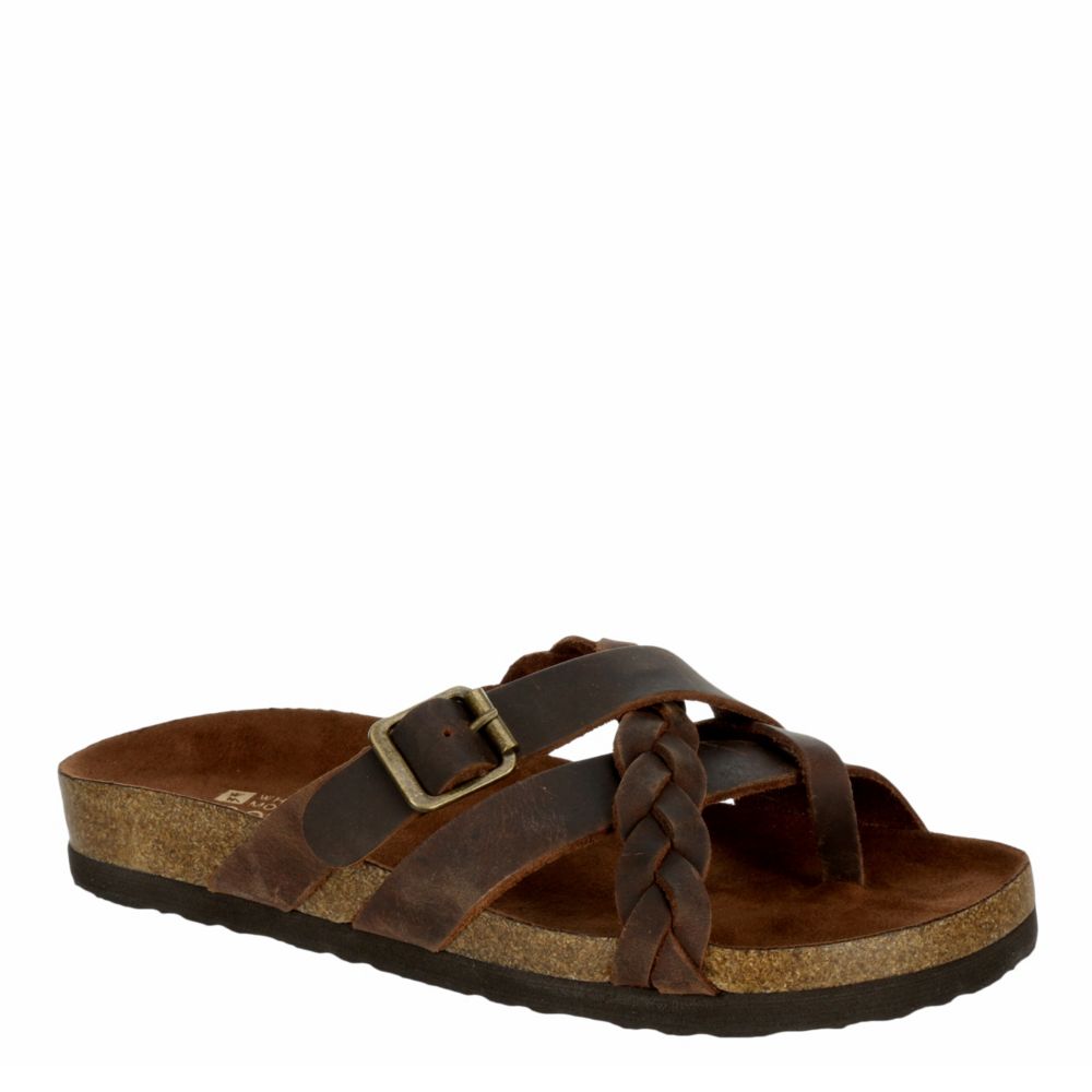 white mountain white sandals