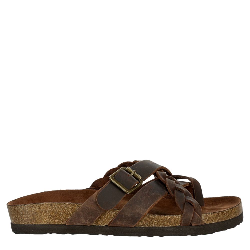 white mountain camo sandals