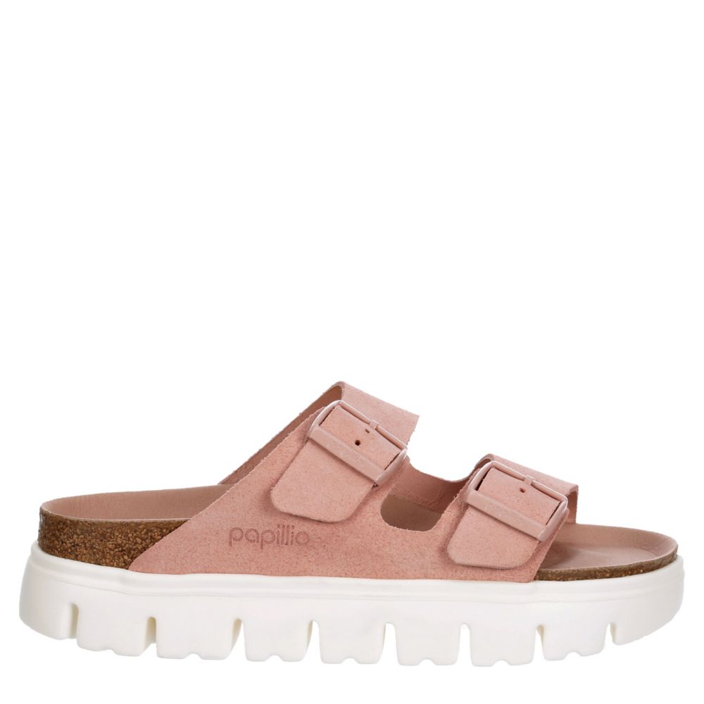 arizona platform suede leather soft pink