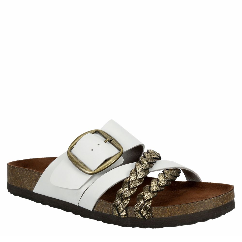 white mountain slip ons