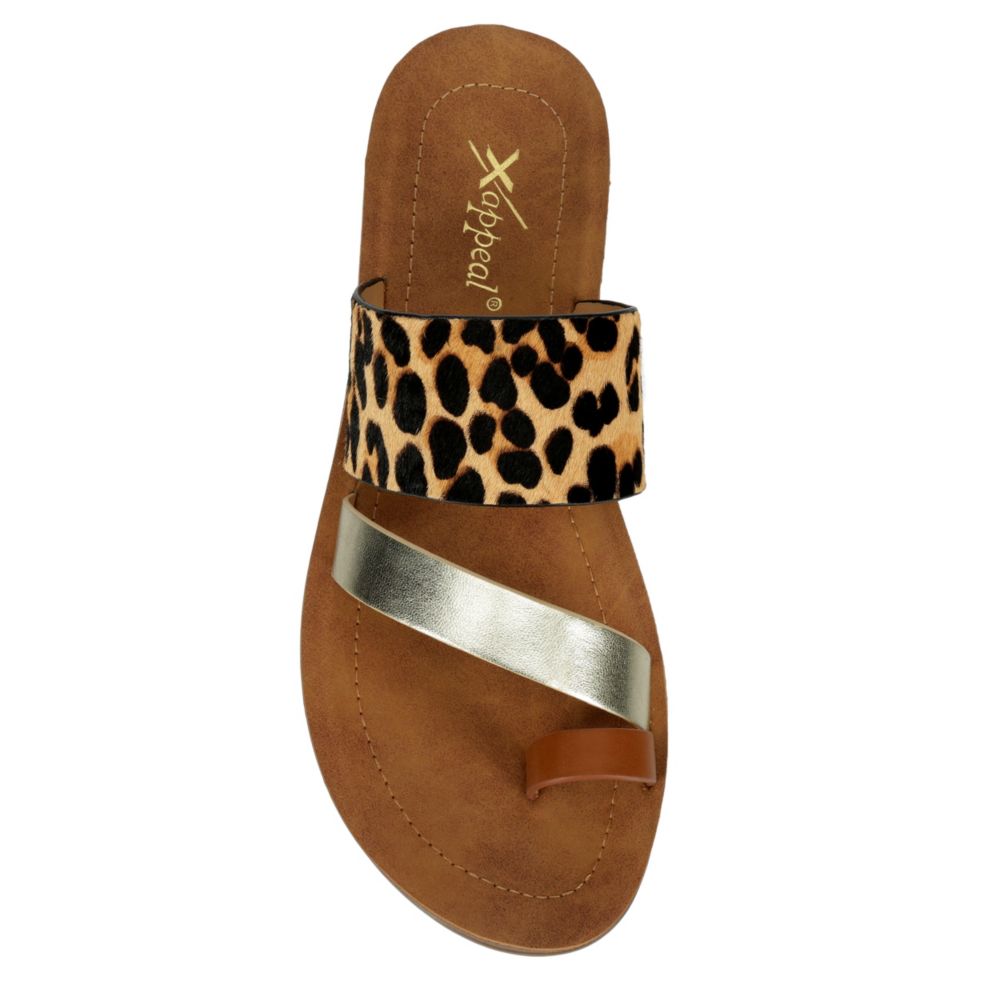 womens leopard slides