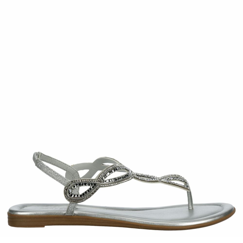 Pewter Womens Amanda Flat, Xappeal