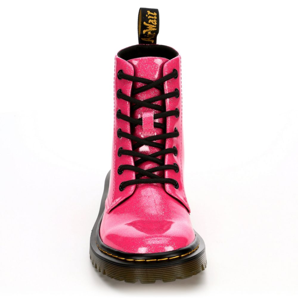 hot pink dr martens boots