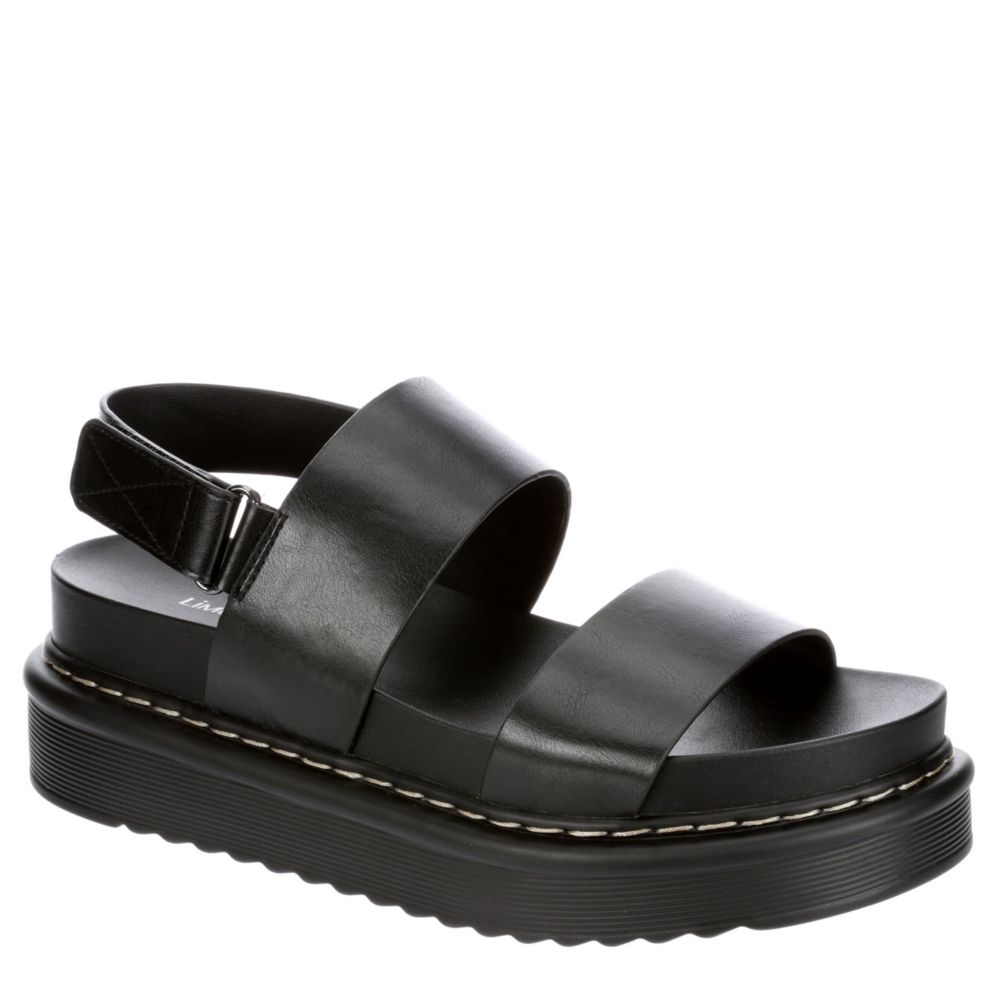 black platform sandals 