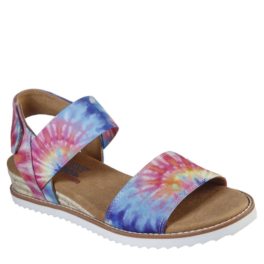 tie dye sandals women's shoes