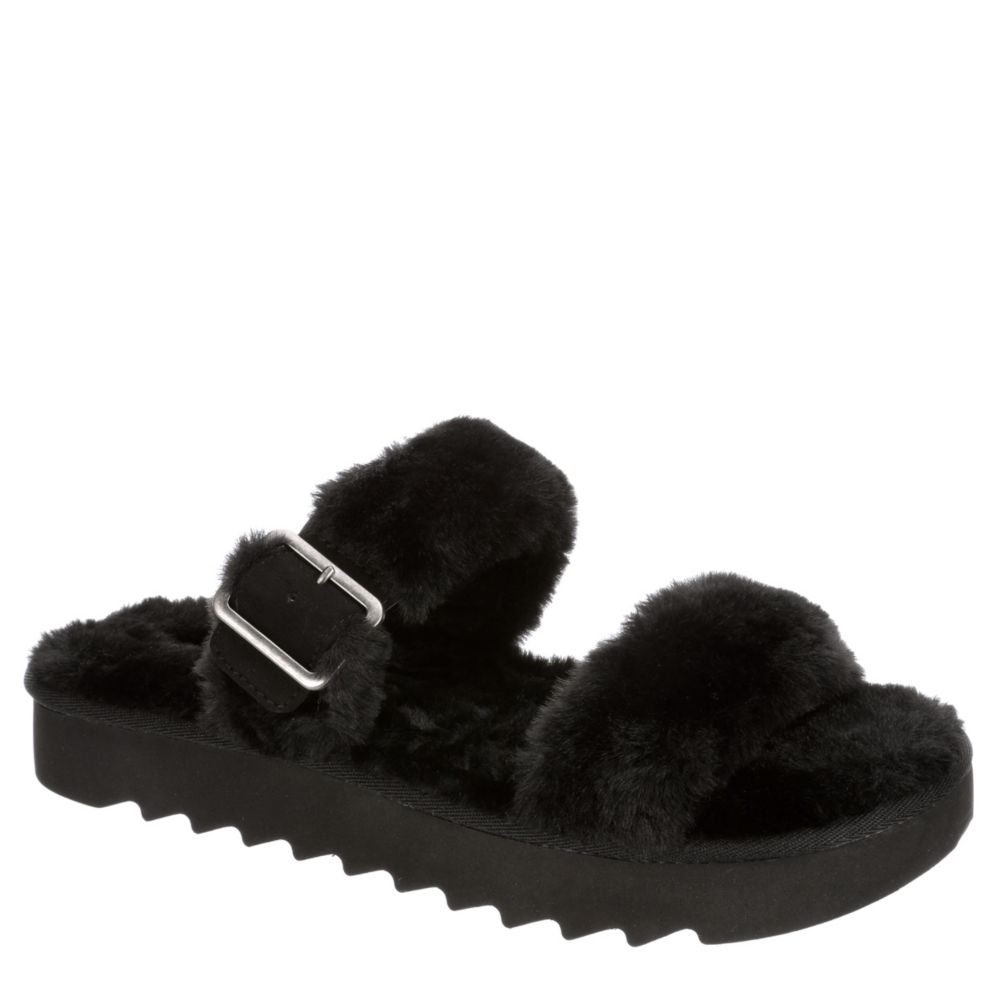 ugg slides black gray and white