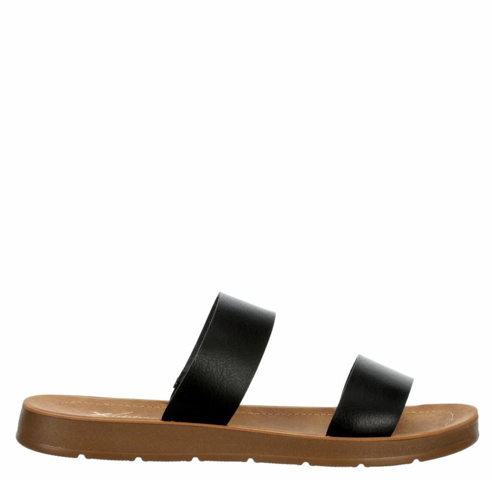 WOMENS KYLEY SLIDE SANDAL - BLACK