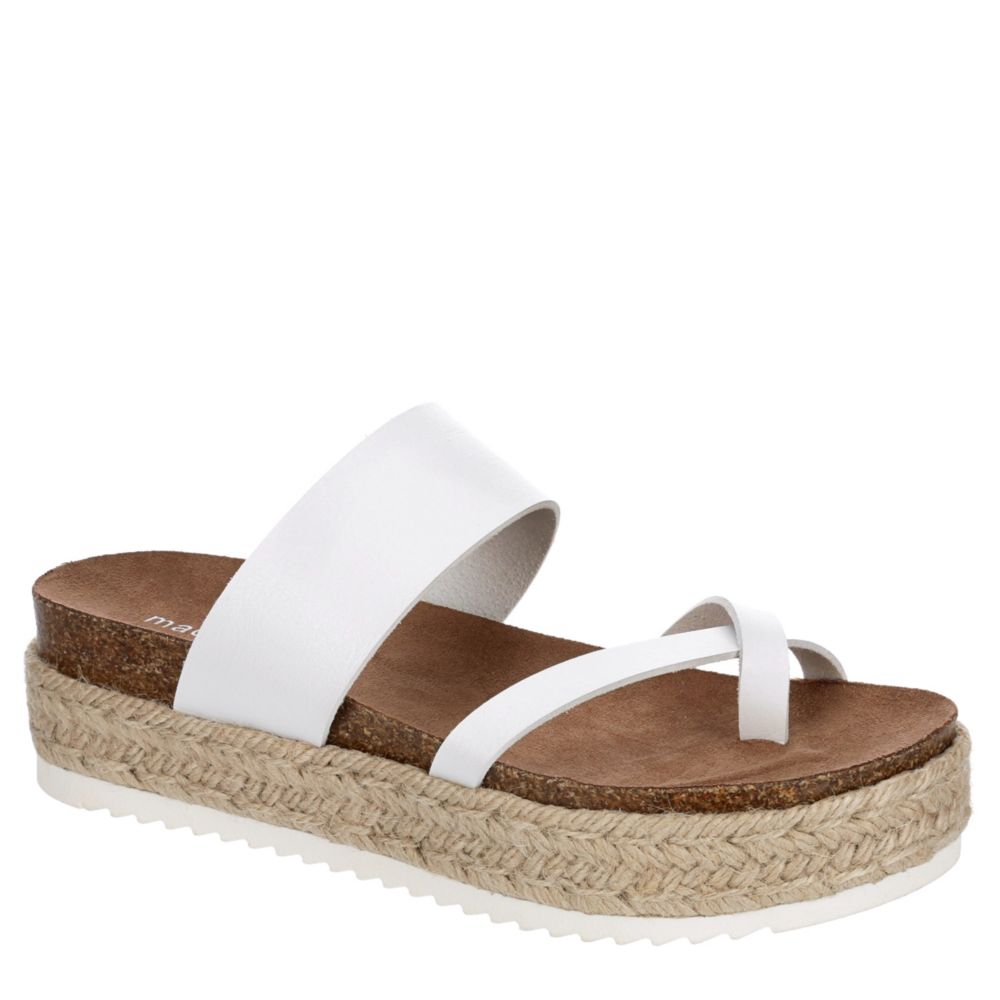 madden girl sandals white