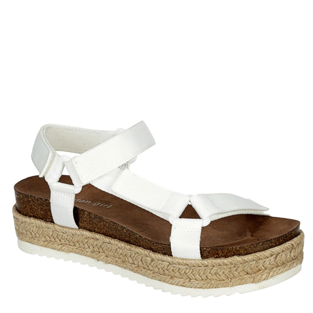 madden girl white platform sandals