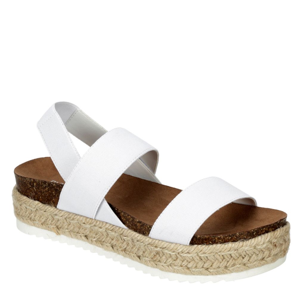 madden girl white wedges