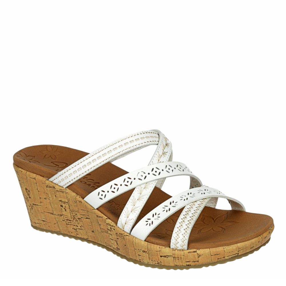 skechers wedge sandals shoes