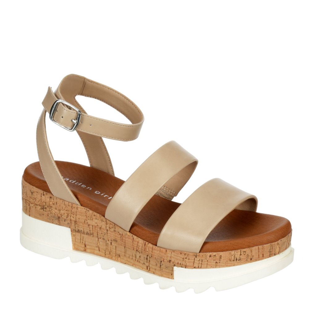 womens nude wedge shoes