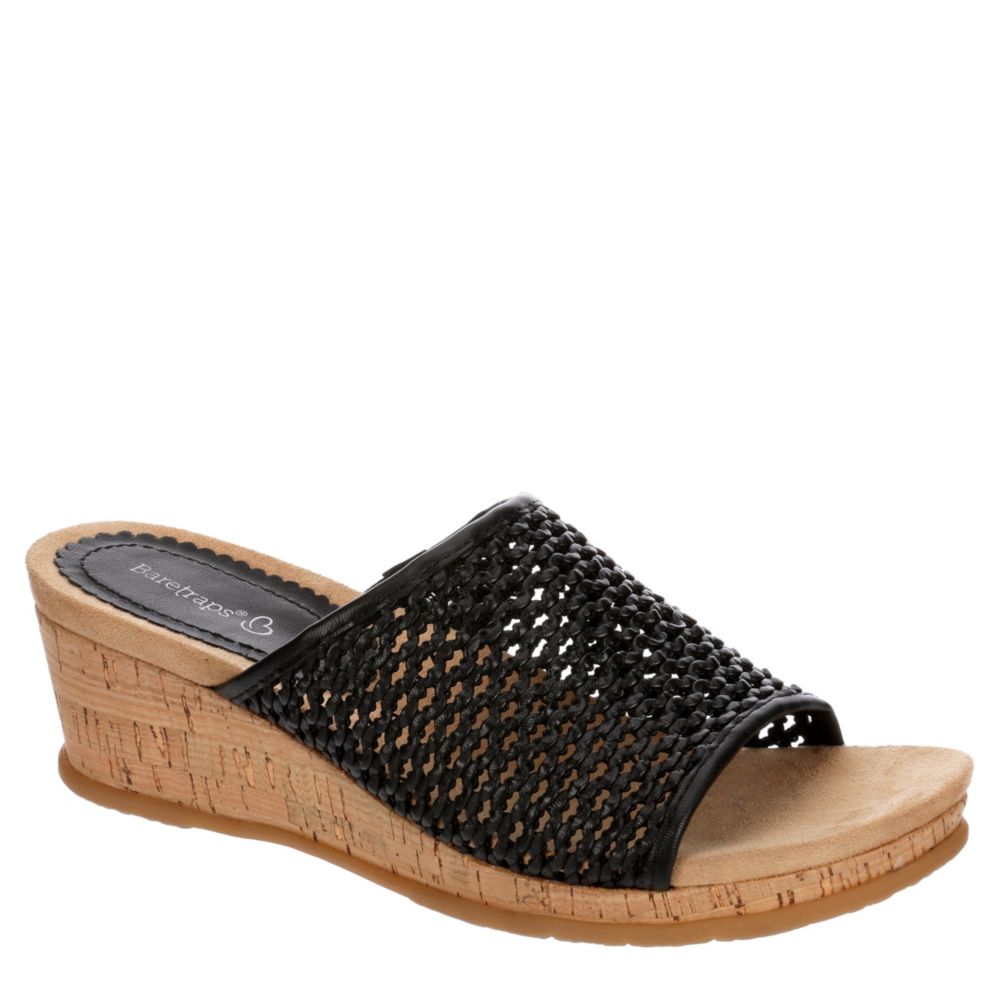 bare traps flossey wedge sandal