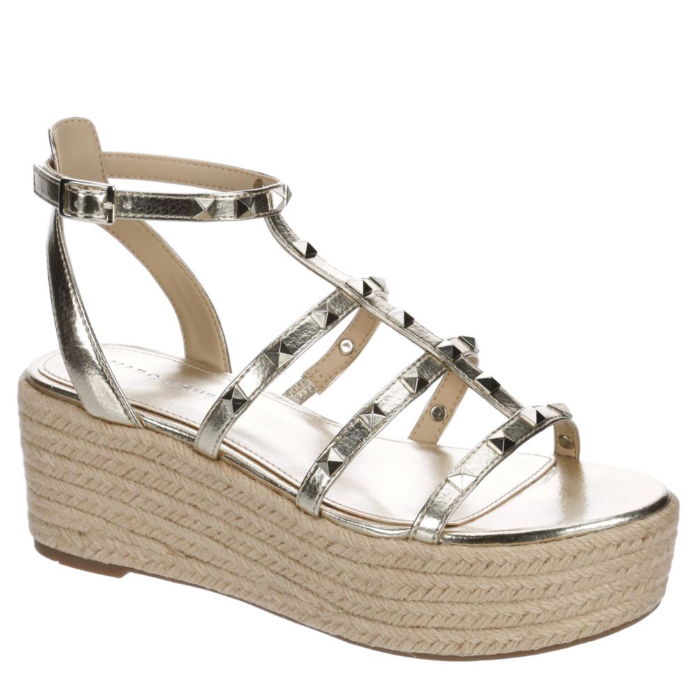 marc fisher gold wedges