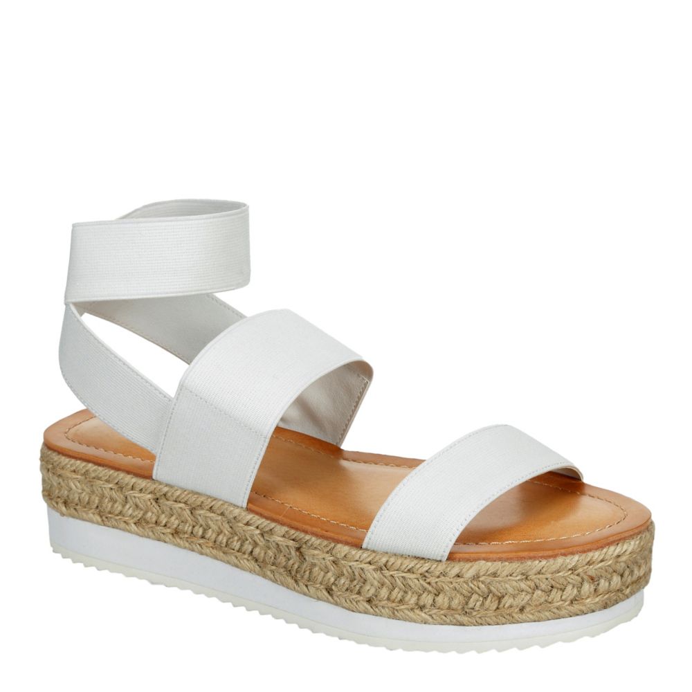 madden girl white platform sandals