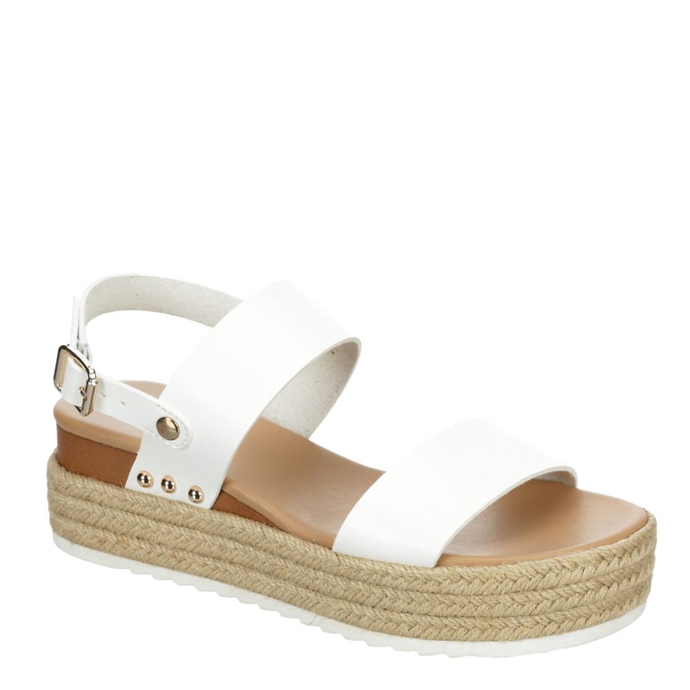 White Xappeal Womens Amelia Wedge Sandal | Sandals | Rack Room Shoes