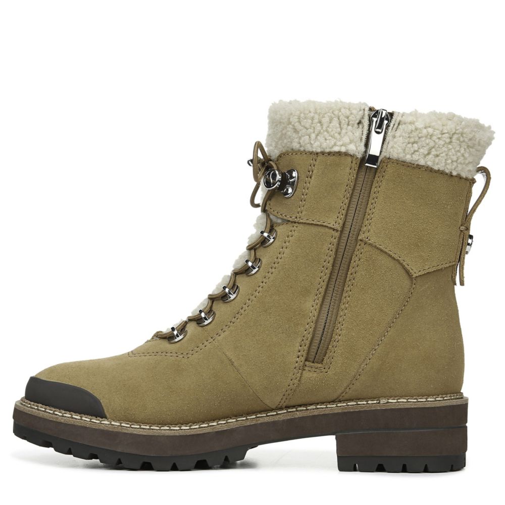 Tan Franco Sarto Womens Rosella Combat Boot | Boots | Rack Room Shoes