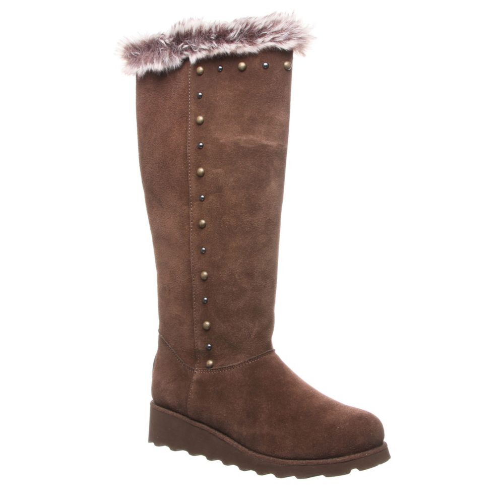 bearpaw women's fur boots