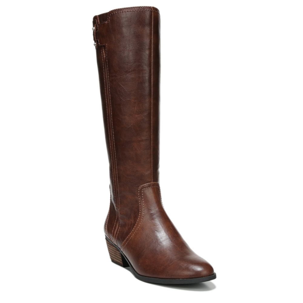 Dr. Scholl s Brilliance Wide Calf Riding Boots Whiskey