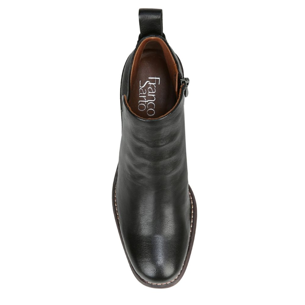 franco klora block heel bootie