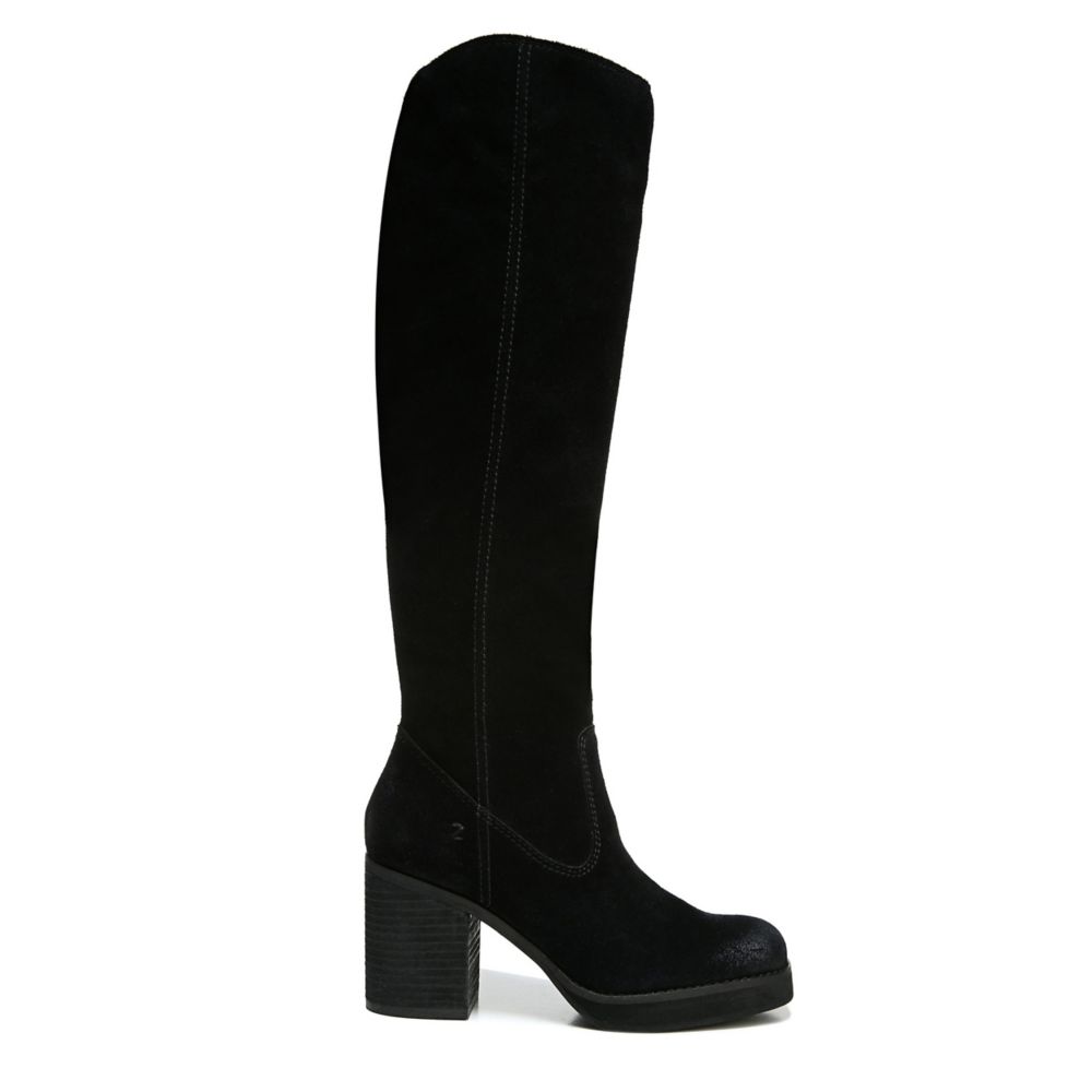 womens tall black boots wide calf