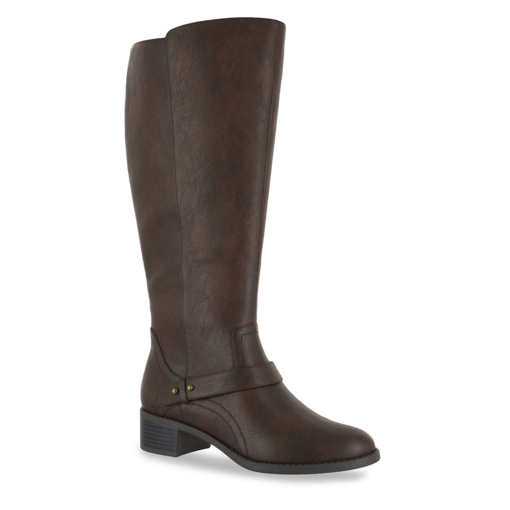 Brown Easy Street Womens Jewel Wide Calf Tall Boot | Womens | Rack Room ...