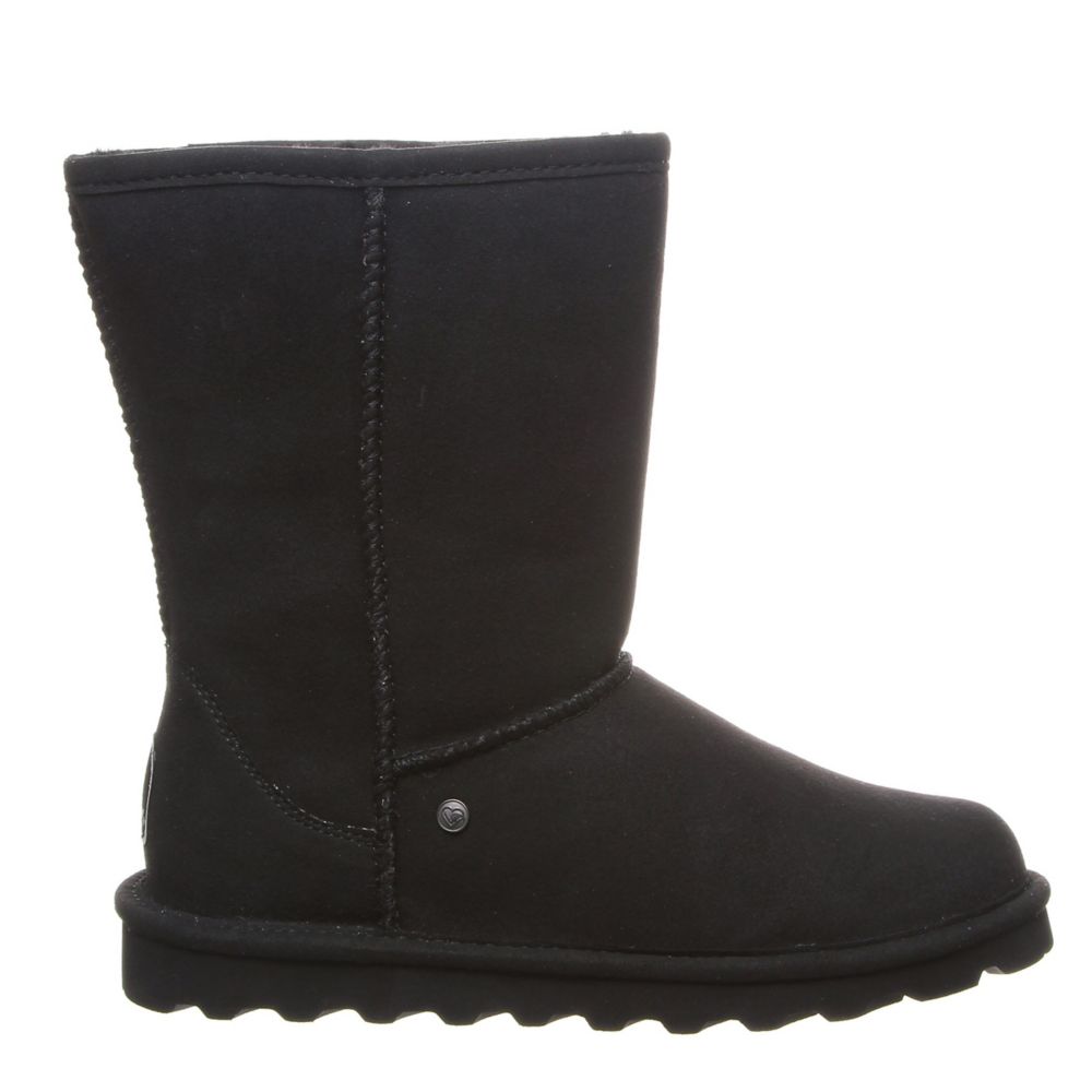 WOMENS ELLE SHORT VEGAN WATER RESISTANT FUR BOOT