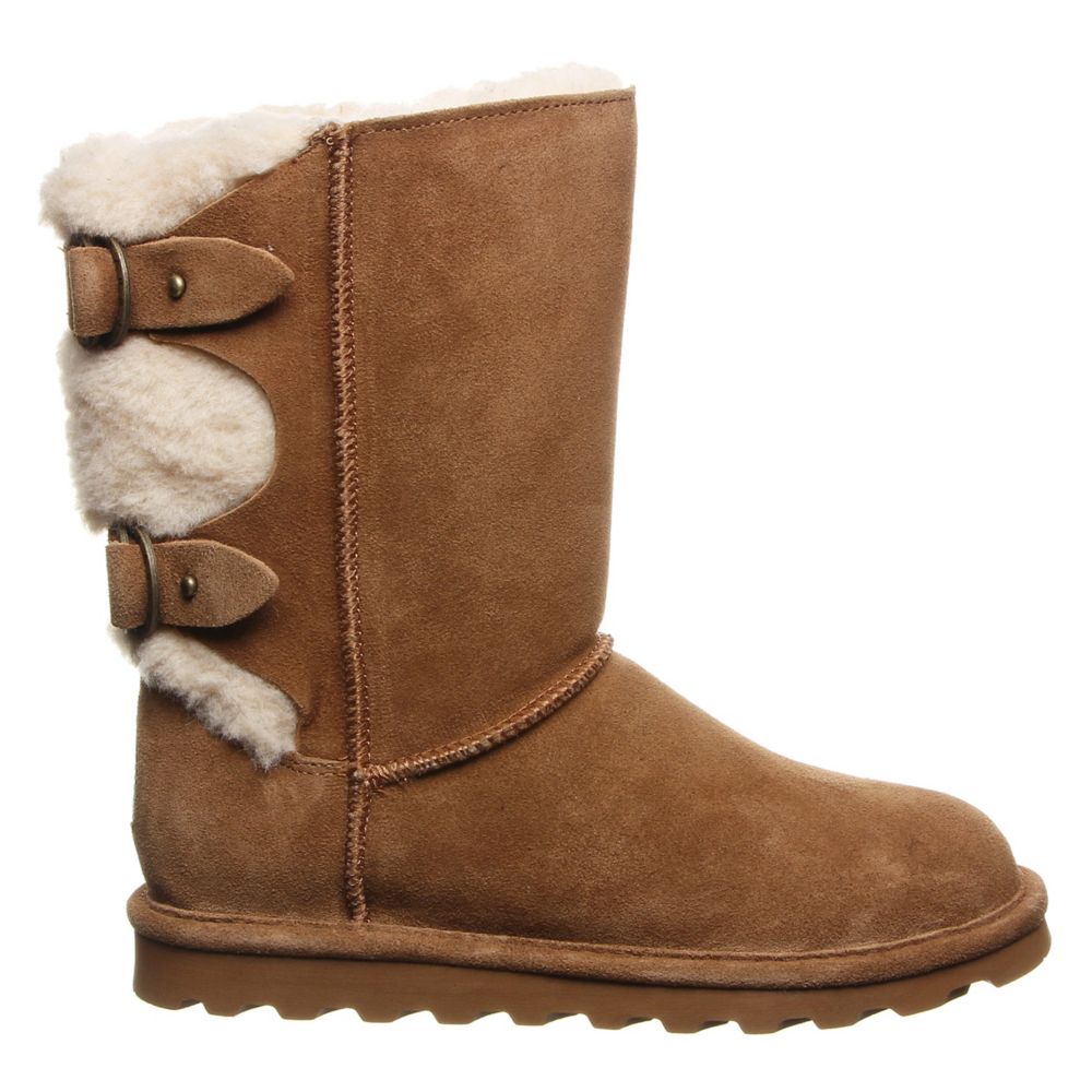 WOMENS ELOISE WIDE CALF WATER RESISTANT FUR BOOT