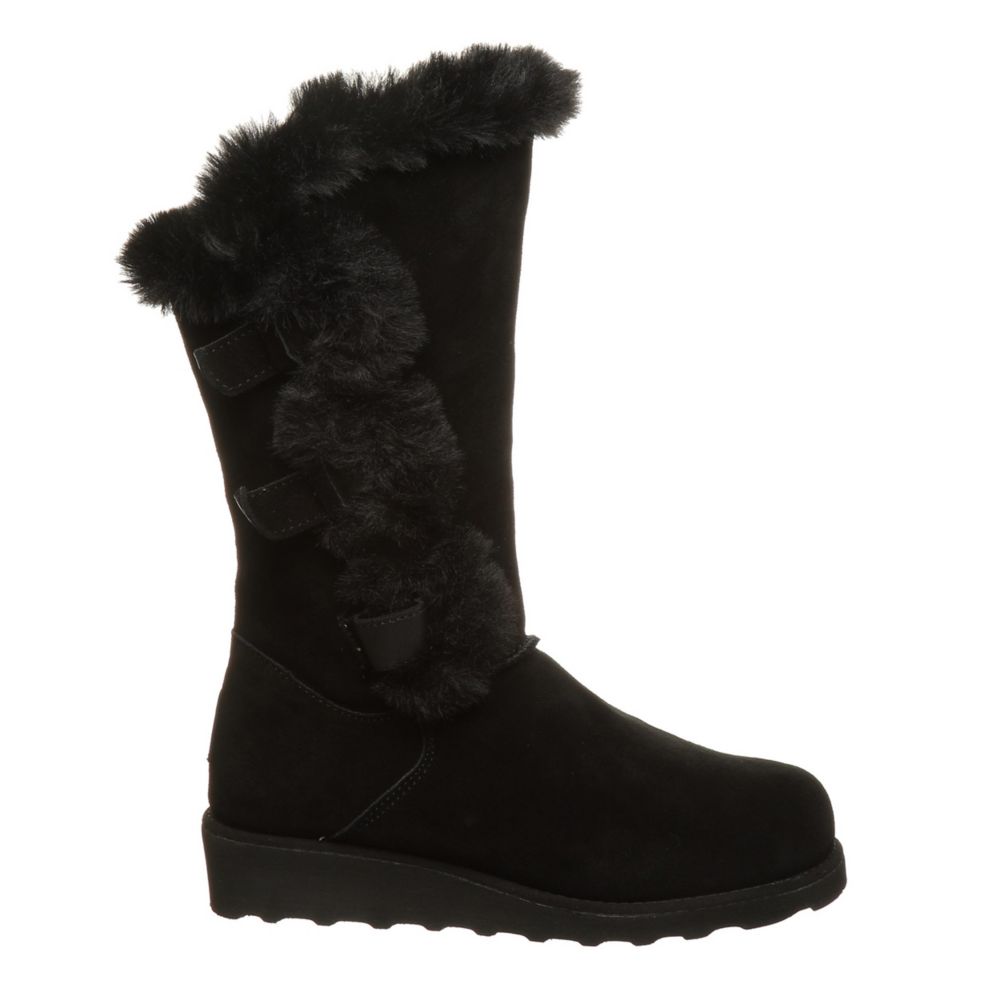 WOMENS GENEVIEVE WATER RESISTANT FAUX FUR BOOT