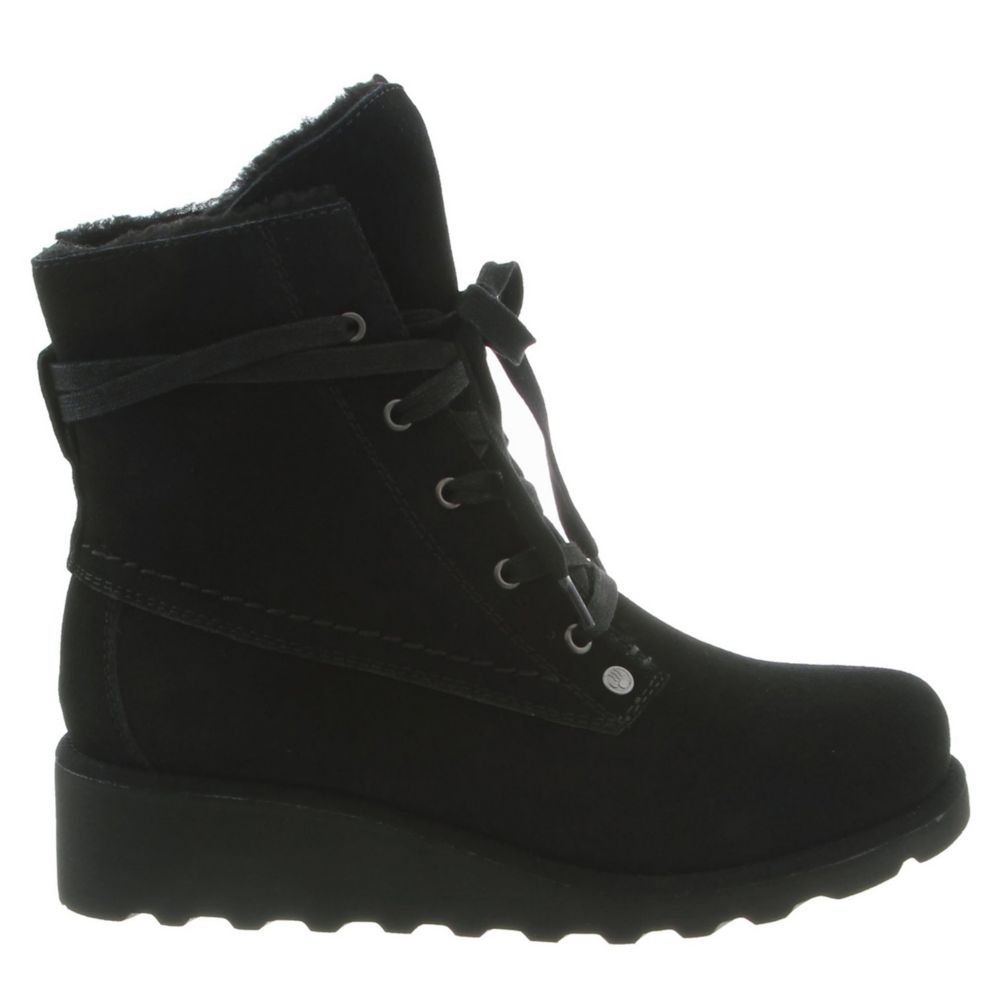 black suede wedge boots wide calf