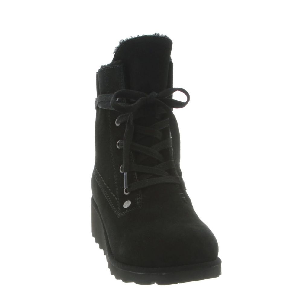 WOMENS KRISTA WIDE CALF WATER RESISTANT WEDGE BOOT