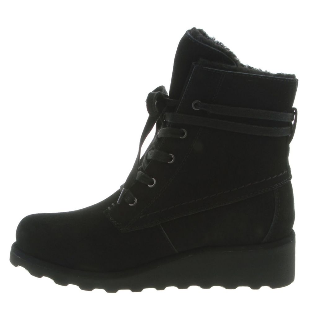 Black Bearpaw Womens Krista Wide Calf Wedge Boot Boots Rack Room Shoes