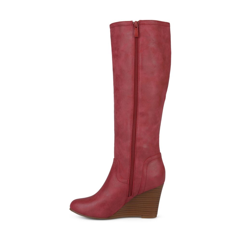 journee collection langly wedge boot