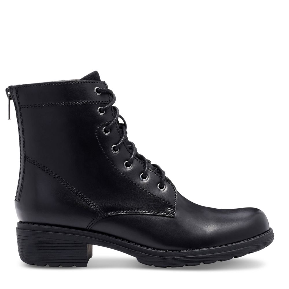 Black Womens Blair Combat Boot | Eastland | Rack Room Shoes