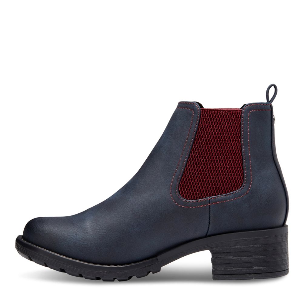 ladies navy chelsea boot