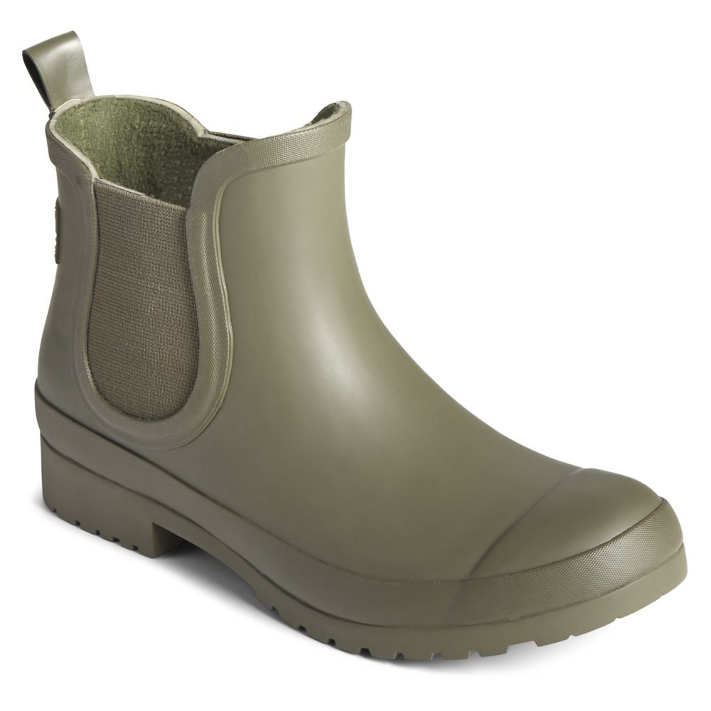 Olive Sperry Womens Walker Rain Boot Boots | Rack Room Shoes