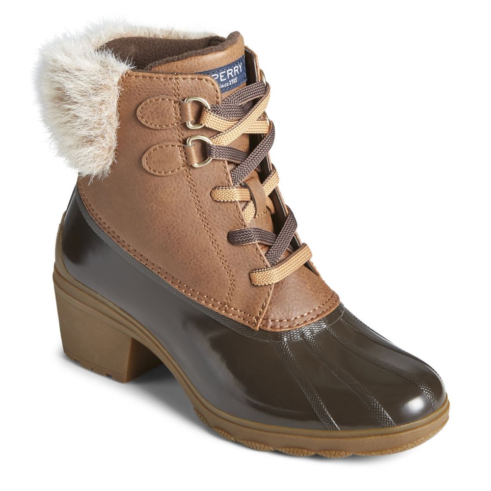 tan sperry duck boots