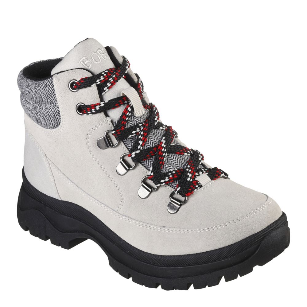Off White Skechers Womens Broadies Lace Boot Boots | Rack Room Shoes